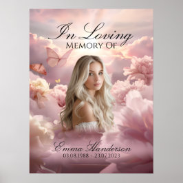 Poster Cartaz de boas-vindas do Memorial do Jardim da Bor