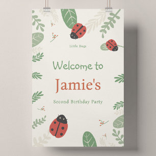 Poster Cartaz de Boas-Vindas Extra Grande para Aniversári
