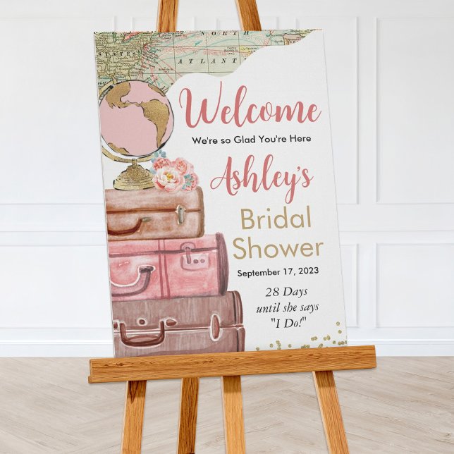 Poster Cartaz de Boas-Vindas Mala de Viagem (Criador carregado)