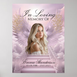 Poster Cartaz de Boas-Vindas Memorial de Ascensão Angelic