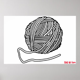 Poster Cartaz de Bola de Fio