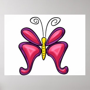 Pôster Cartaz de borboleta