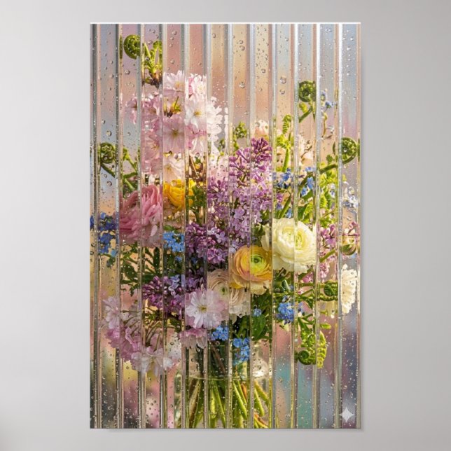 Poster Cartaz de Buquê Floral de Primavera (Frente)
