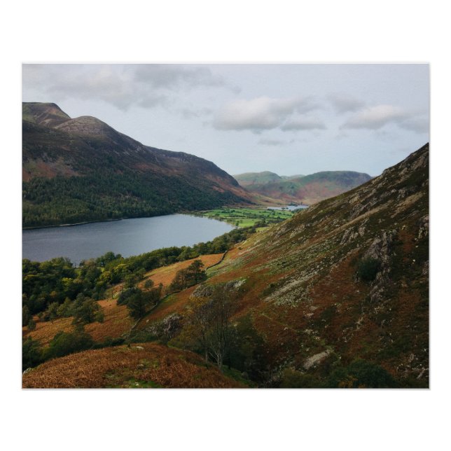 Pôster Cartaz de Buttermere e Crummock Water (Frente)
