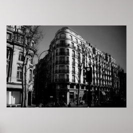 Poster Cartaz de Canto de Rua Parisiense