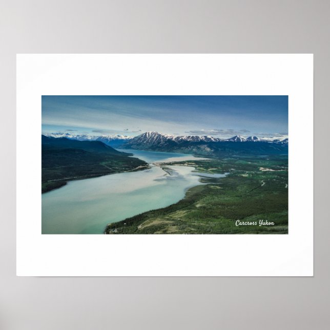 Poster Cartaz de Carcross Yukon Canadá (Frente)