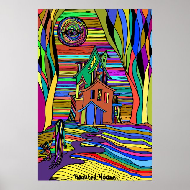 Poster Cartaz de Casa Assombrada (Frente)