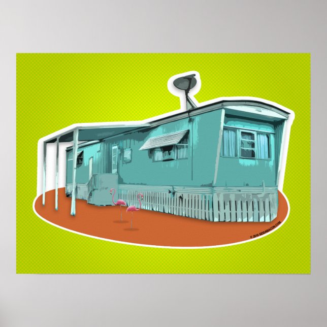 Poster Cartaz de Casa Móvel (Frente)