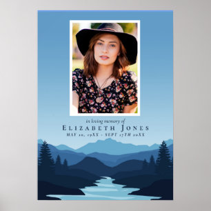 Poster Cartaz de Celebração da Vida nas Montanhas Memoria