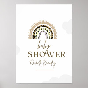 Poster Cartaz de Chá de Bebê Chá de Bebê Fofo