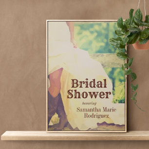 Poster Cartaz de Chá de Noiva Texas Bride in Boots