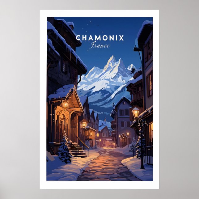 Poster Cartaz de Chamonix 1 (Frente)