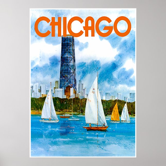 Poster Cartaz de Chicago (Frente)