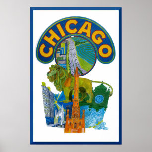 Poster Cartaz de Chicago