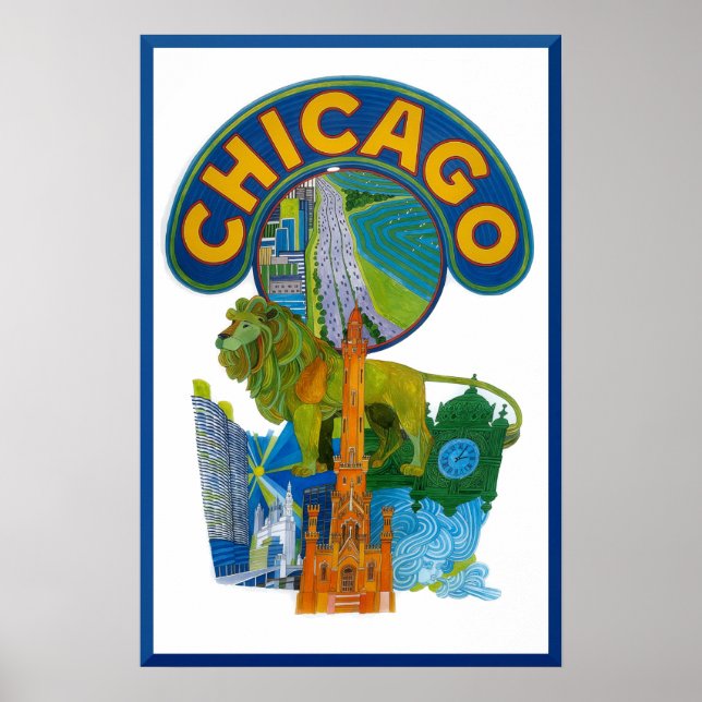 Poster Cartaz de Chicago (Frente)