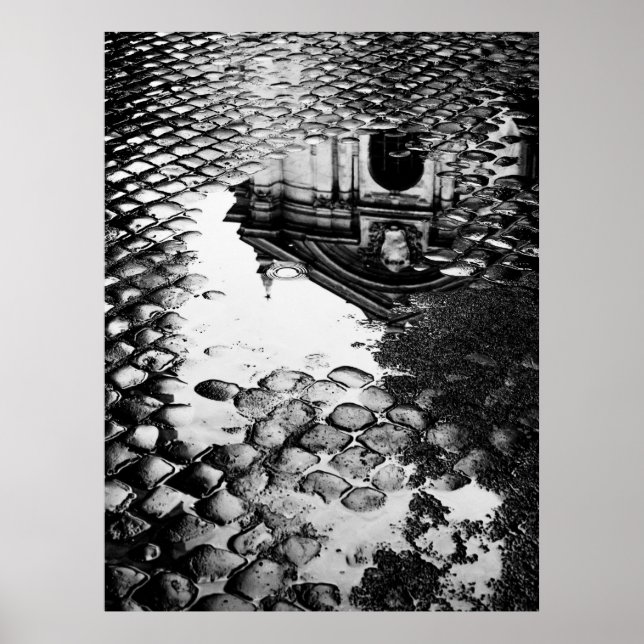 Poster Cartaz de Chuva em Roma (Frente)