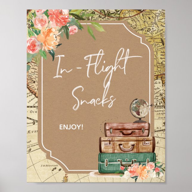 Poster Cartaz de Chuveiro de Noiva Amor é uma Aventura (Frente)