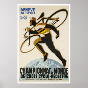 Poster Cartaz de Ciclismo Bicicleta Ciclismo Vintage