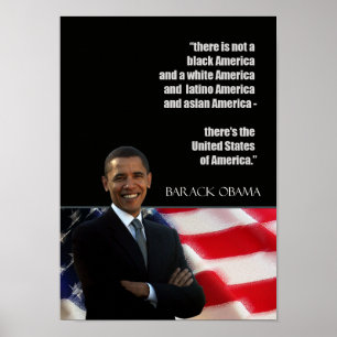 Poster Cartaz de Citação de Obama