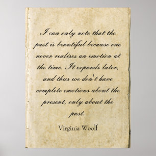 Poster cartaz de citação de Virginia Woolf