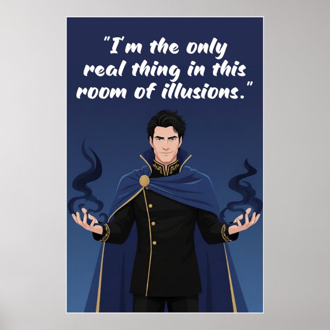 Poster Cartaz de Citação do Livro Sem Poder (Frente)