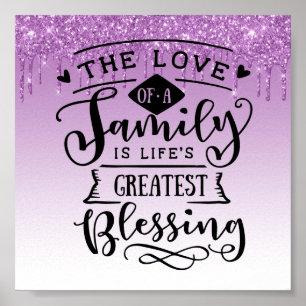 Poster Cartaz de Citação Inspiradora com Brilho