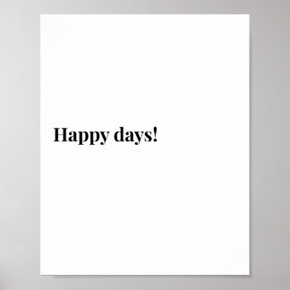 Poster Cartaz de Citação Irlandesa, Cartaz tema Happy Day