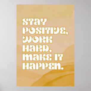 Poster Cartaz de Citação Motivacional