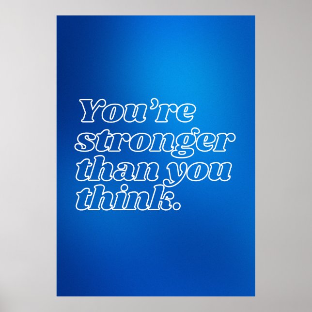 Poster Cartaz de Citação Motivacional (Frente)