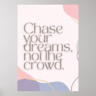 Poster Cartaz de Citação Motivacional