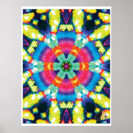 Pôster Cartaz de Colagem Cinética Dazzle Kaleidoscópio