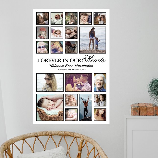 Poster Cartaz de Colagem de Fotos Comemorativas (Criador carregado)