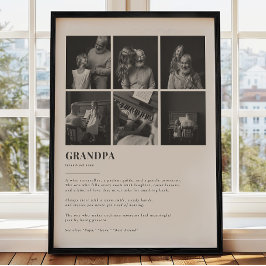 Poster Cartaz de Colagem de Fotos Personalizado Definição