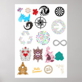 Poster Cartaz de Convite de Casamento | Letra Clássica El