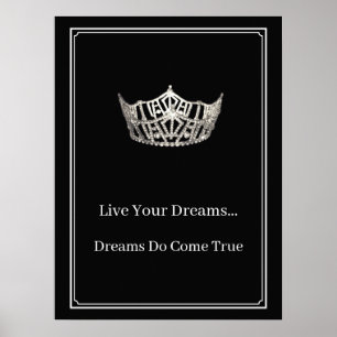 Poster Cartaz de Coroa de Concurso