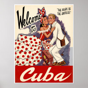 Poster Cartaz de Cuba