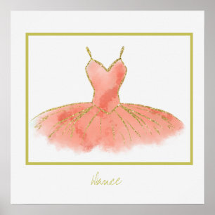 Poster Cartaz de Dança da Bailarina