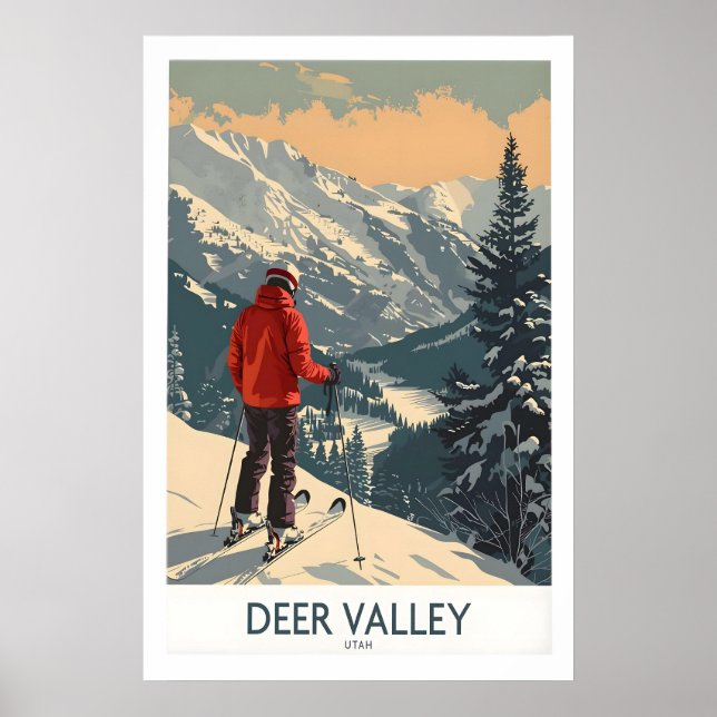 Poster Cartaz de Deer Valley Utah 1 (Frente)