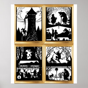 Poster Cartaz de Designs de Contos de Fadas