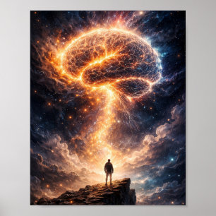 Poster Cartaz de Despertar da Mente Cósmica