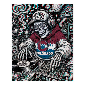 Pôster Cartaz de Dj do Colorado