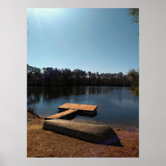 Poster Cartaz de Dock no Lago Tranquilo