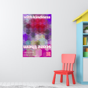 Poster Cartaz de Dogue Alemão Assuste-os com gentileza