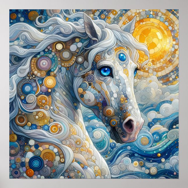 Poster Cartaz de equino fantasia (Frente)