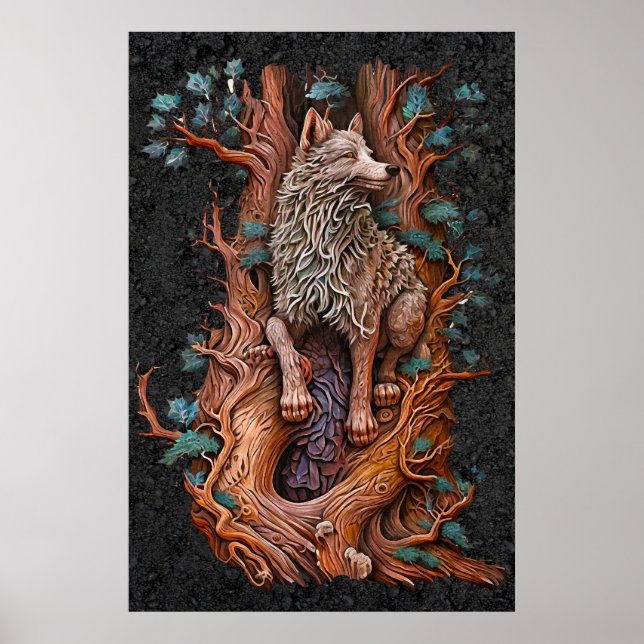 Poster Cartaz de Escultura Florestal (Frente)