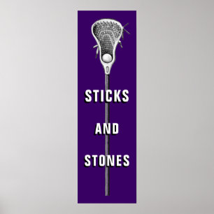 Poster Cartaz de Esportes de Lacrosse