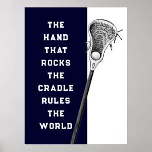 Poster Cartaz de Esportes de Lacrosse