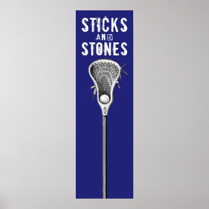 Poster Cartaz de Esportes de Lacrosse