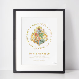 Poster Cartaz de Estatísticas de Nascimento HOGWARTS™ Bab