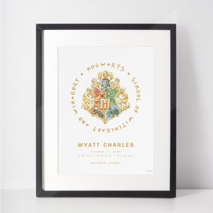 Poster Cartaz de Estatísticas de Nascimento HOGWARTS™ par